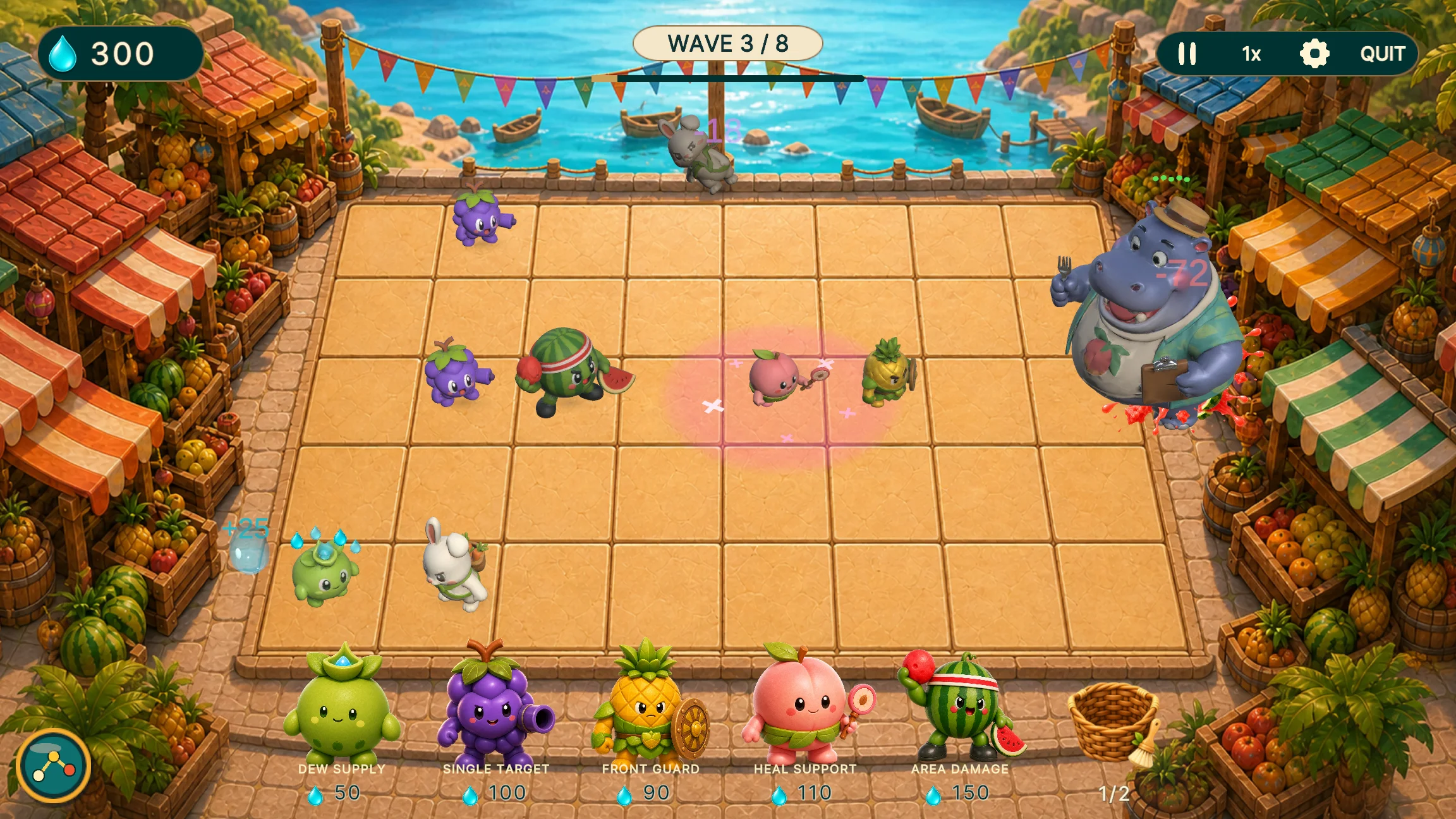 Screenshot 3 for Fruit Stand Battle