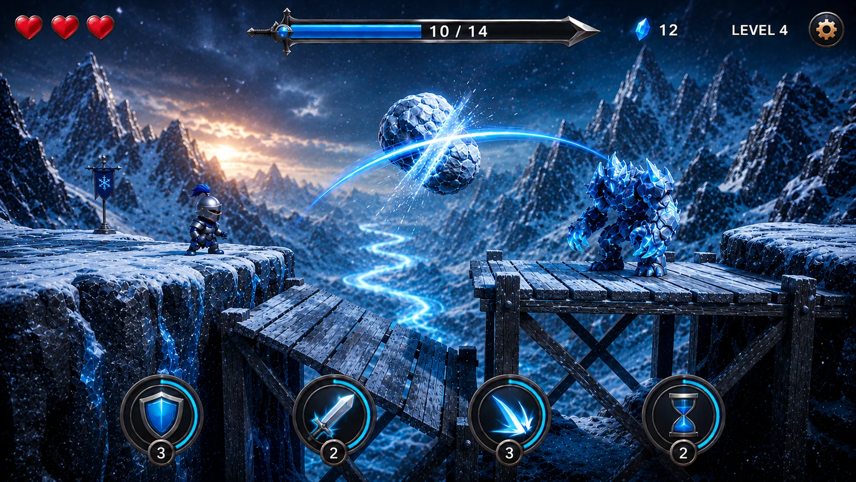 Screenshot 3 for Blade Radiant - Slice Game