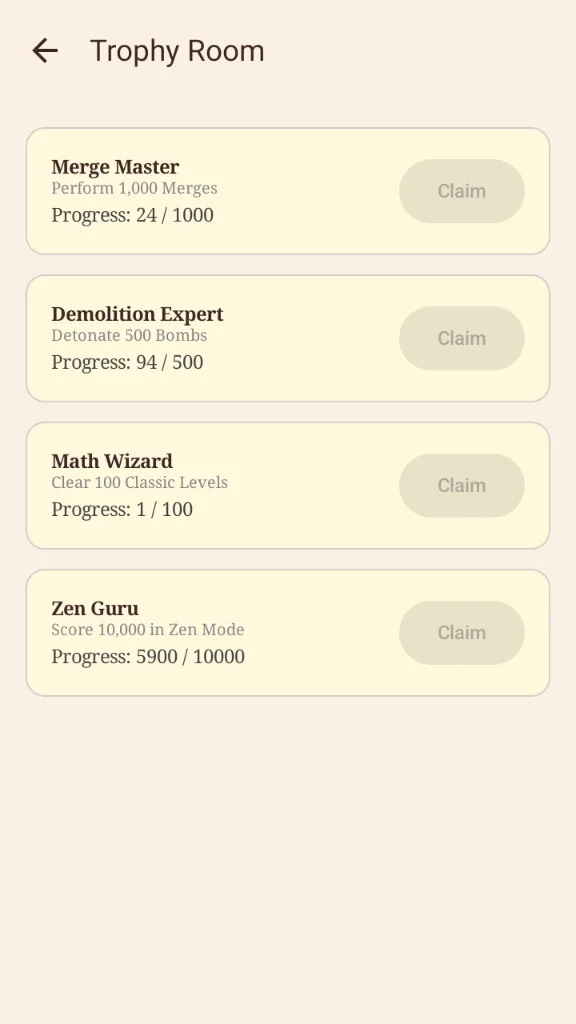 Screenshot 4 for Equate: Math Merge Puzzle