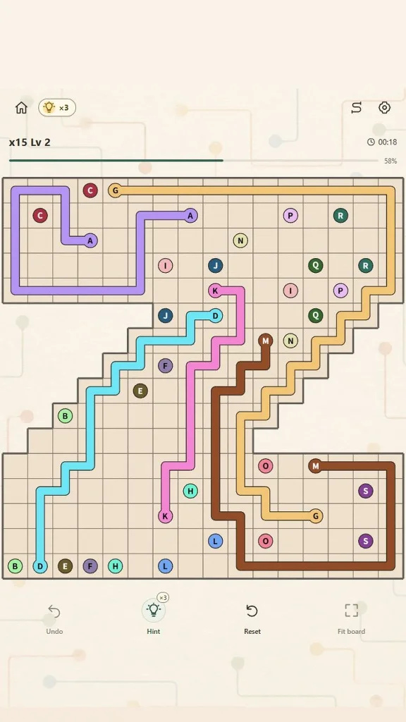 Pastel Link Puzzle screenshot 4