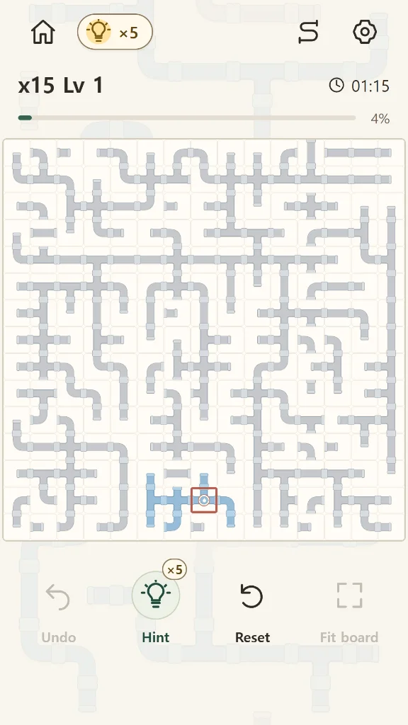 Screenshot 3 for Pastel Pipes Puzzle