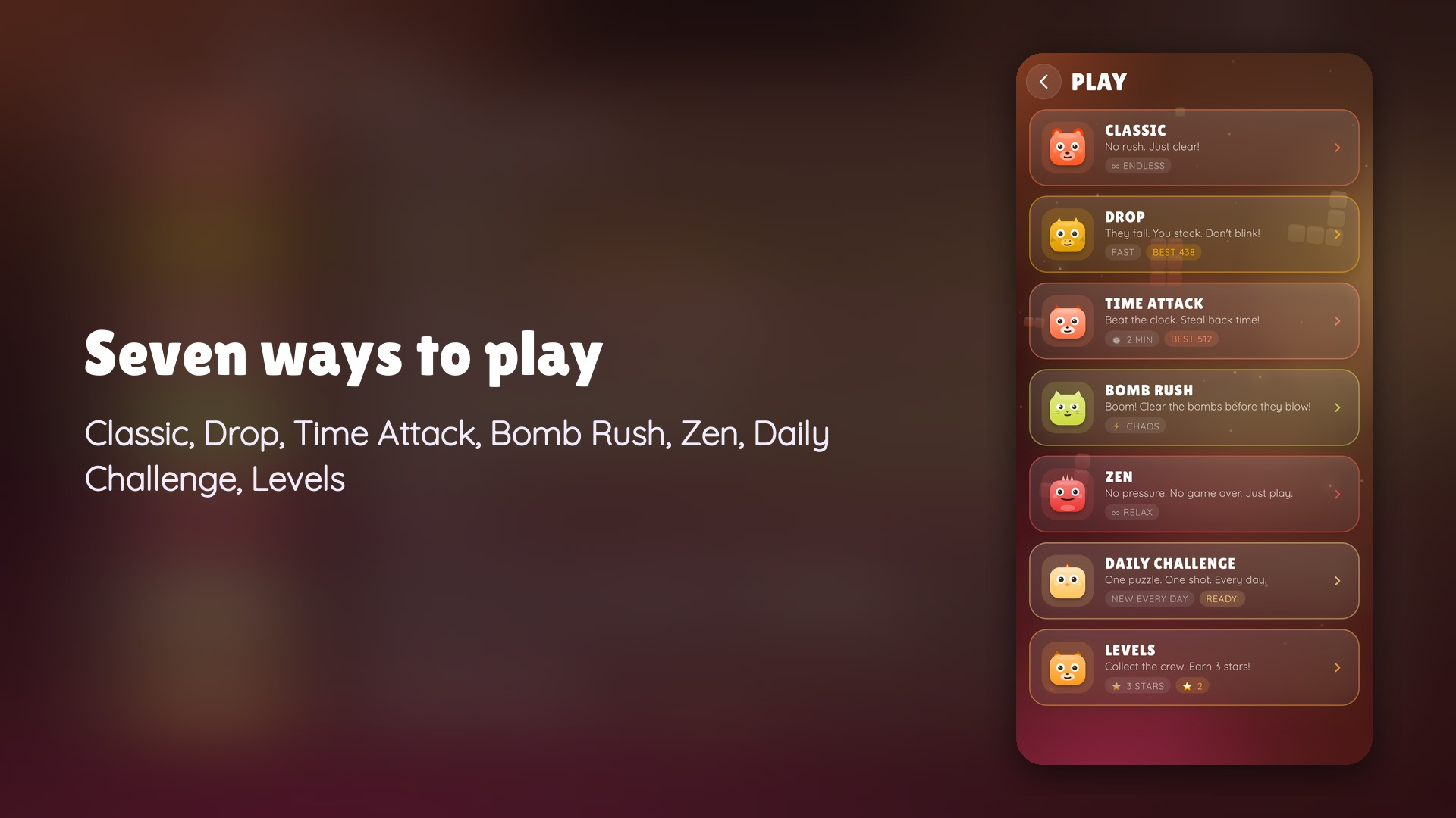 Screenshot 2 for Blocsy: Block Puzzle Game