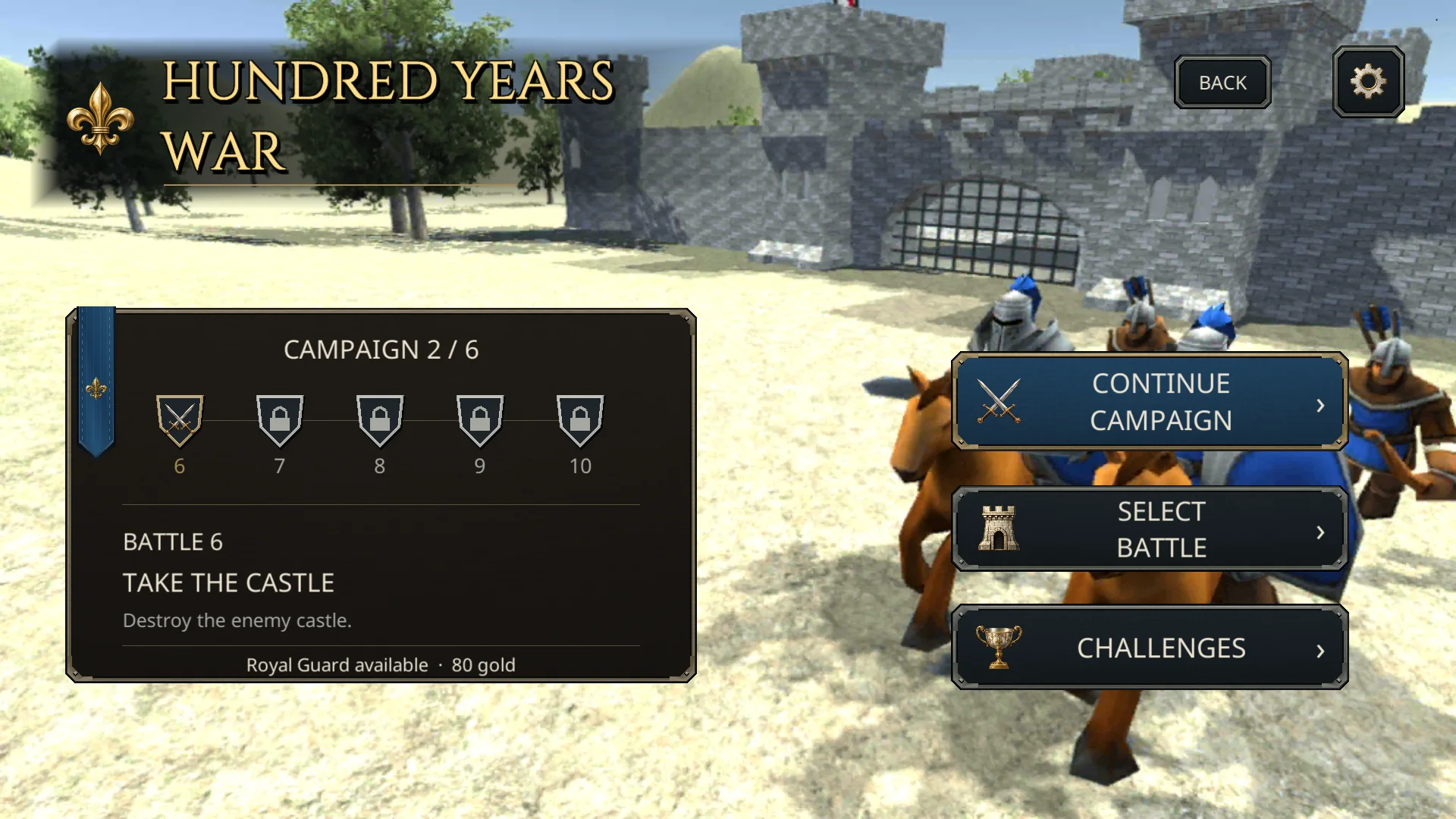 Screenshot 2 for Medieval Wars: Hundred Years