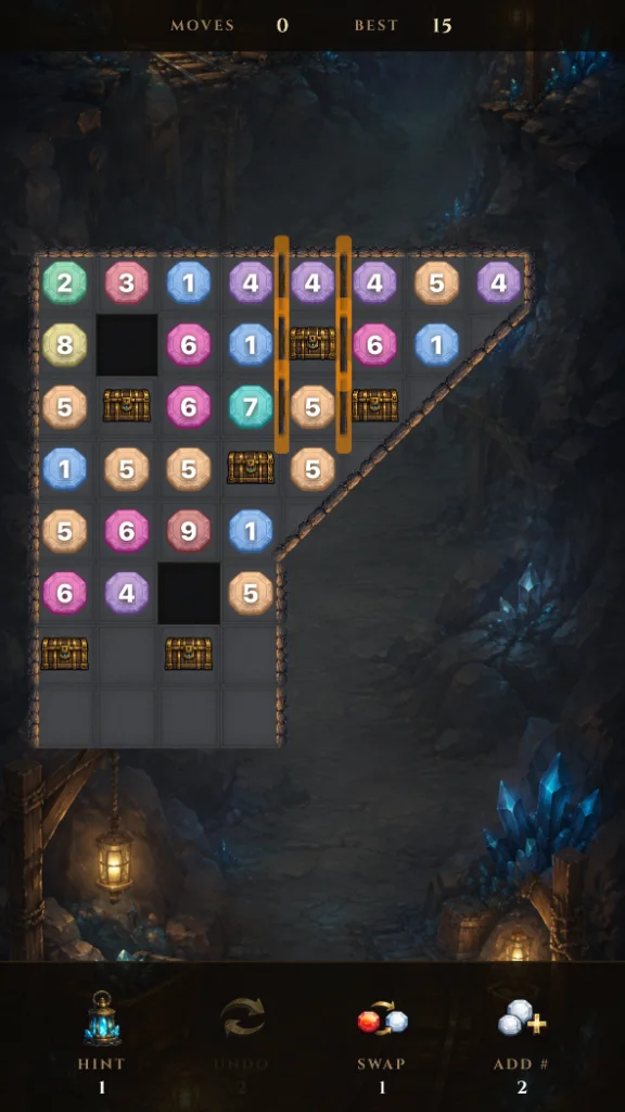Screenshot 4 for Cavernum: Number Puzzle