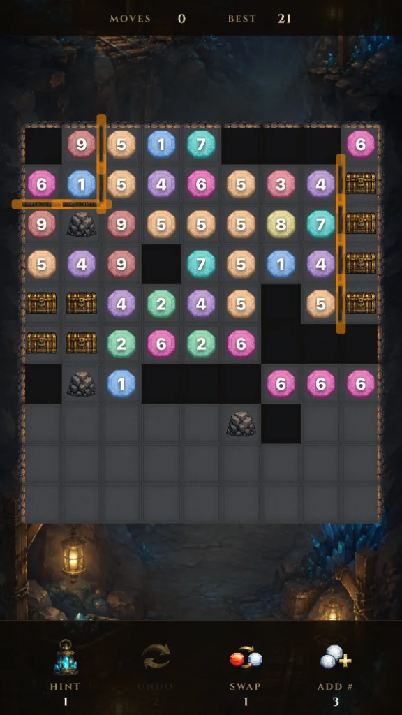 Screenshot 5 for Cavernum: Number Puzzle