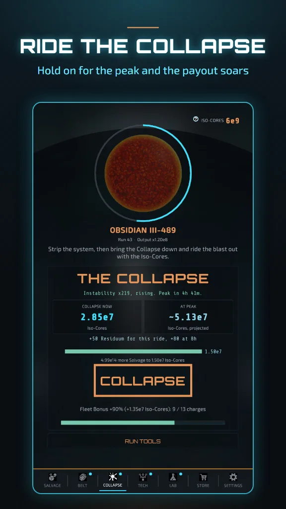 Screenshot 1 for Umbral Idle: Last Salvage