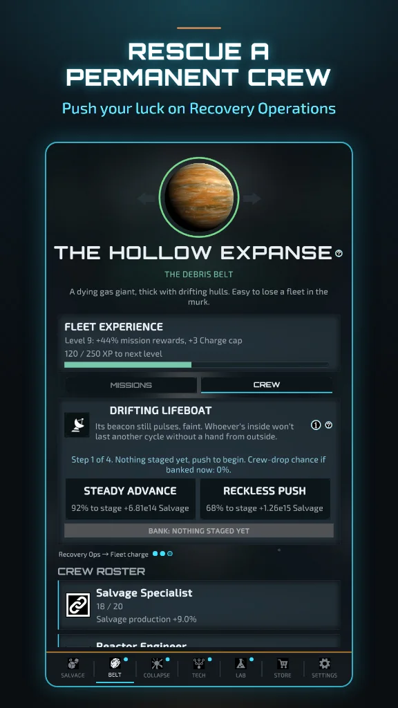Screenshot 5 for Umbral Idle: Last Salvage