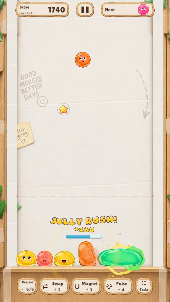 Screenshot 1 for Jelly Merge: Squishy Friends