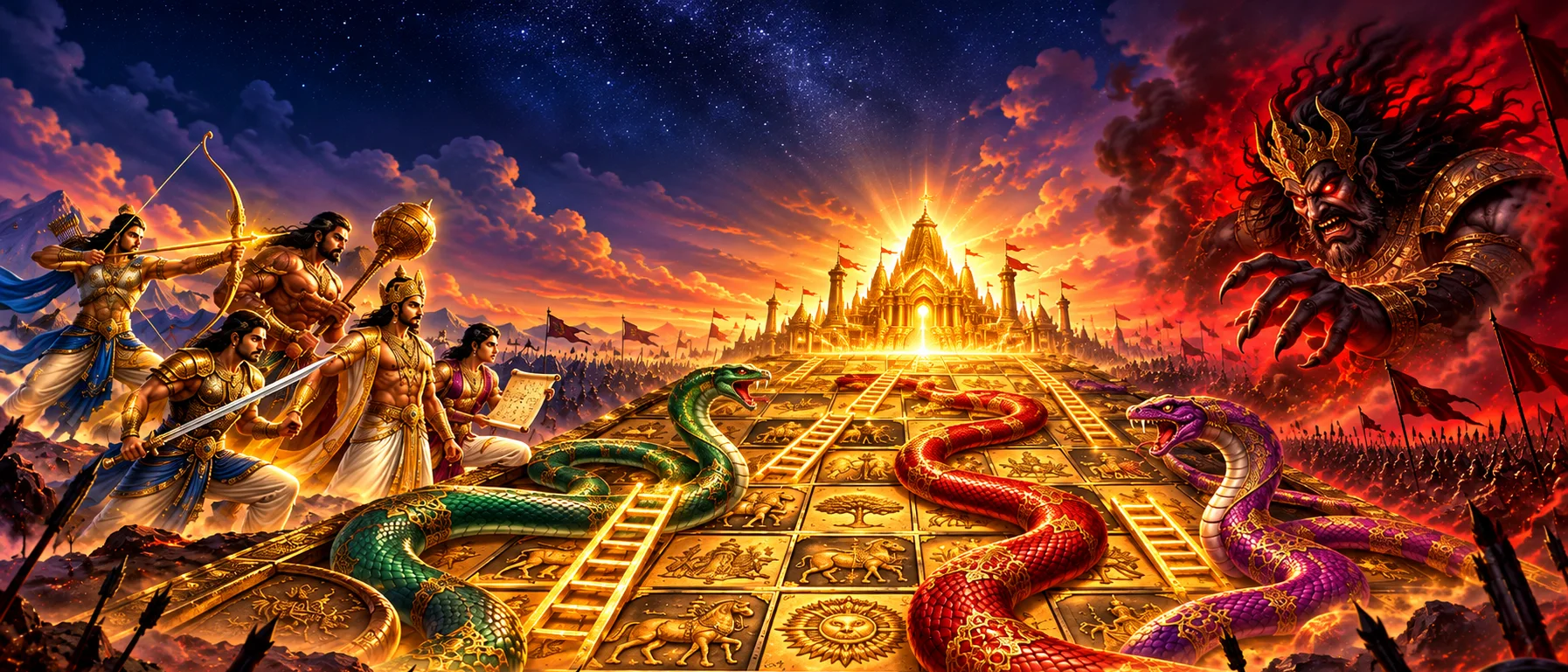 Banner for Snakes & Ladders: Kurukshetra