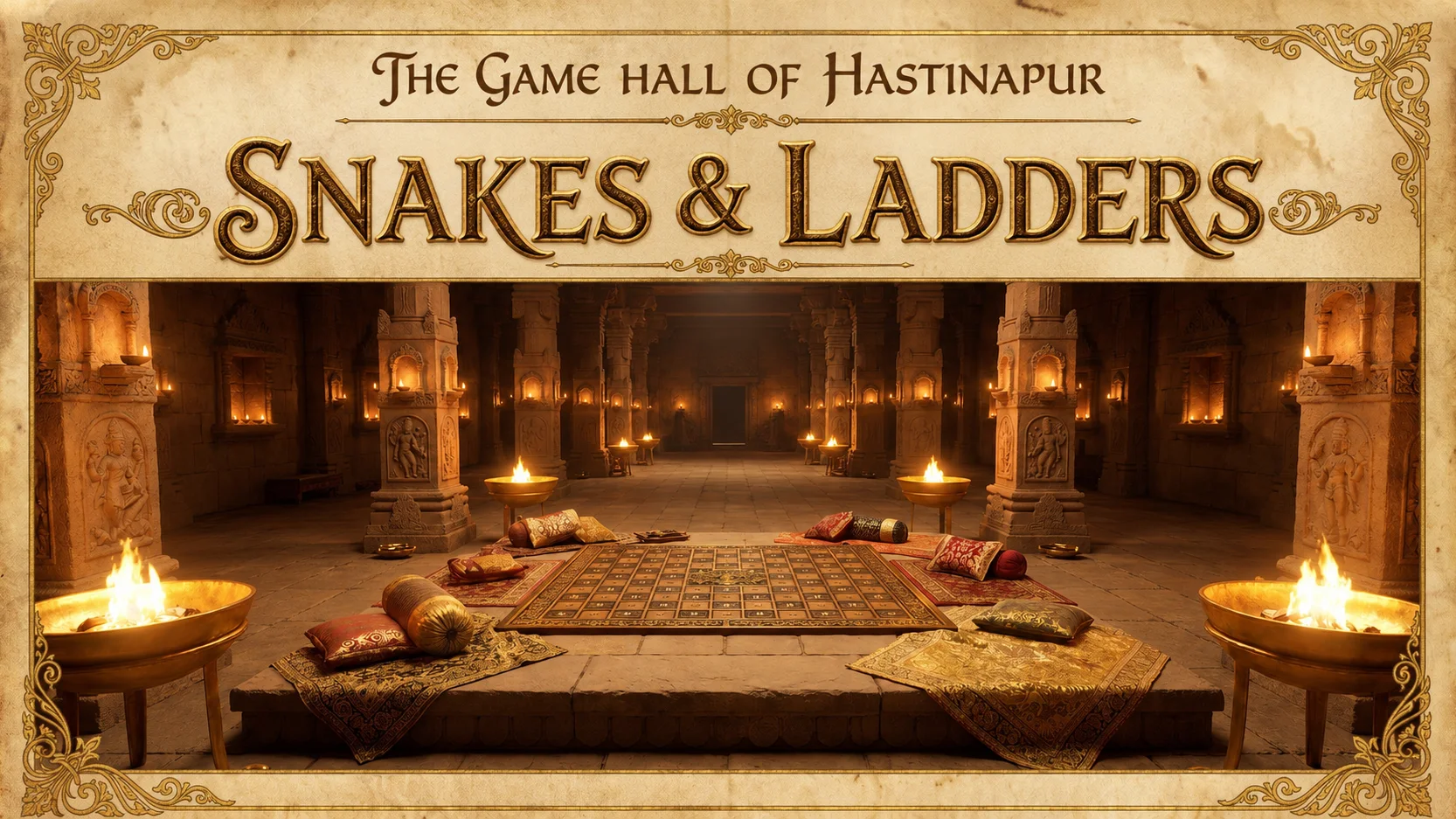 Screenshot 1 for Snakes & Ladders: Kurukshetra