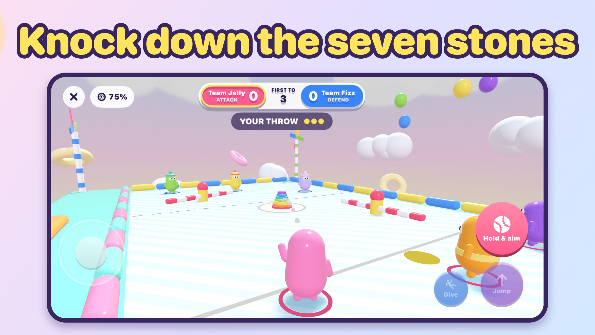 Screenshot 1 for Stack Smash! (Lagori)