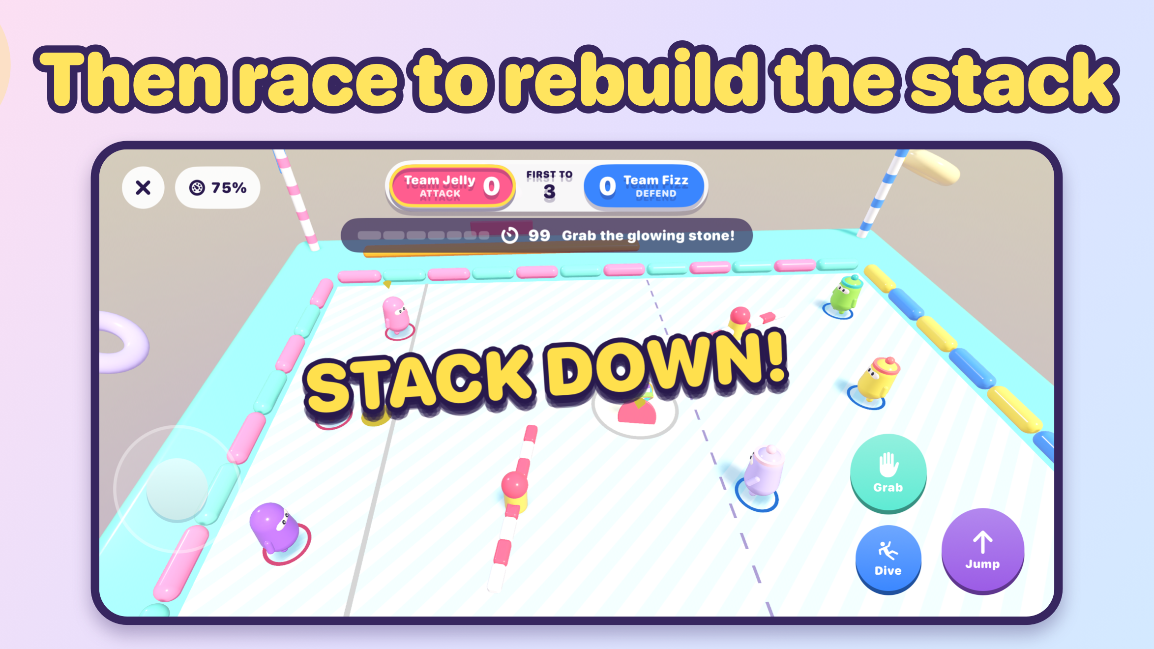 Screenshot 2 for Stack Smash! (Lagori)