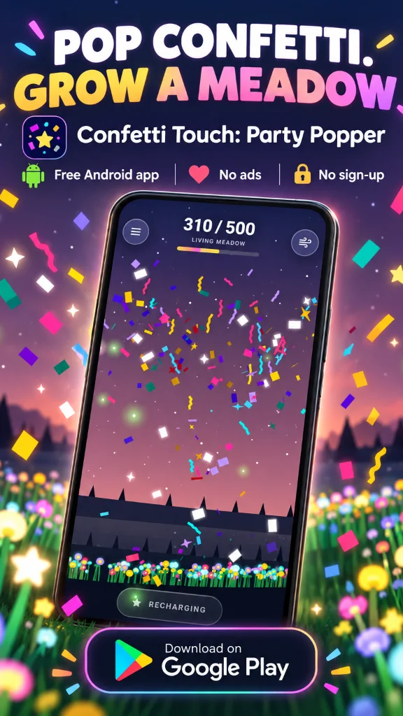 Screenshot 1 for Confetti Touch: Party Popper