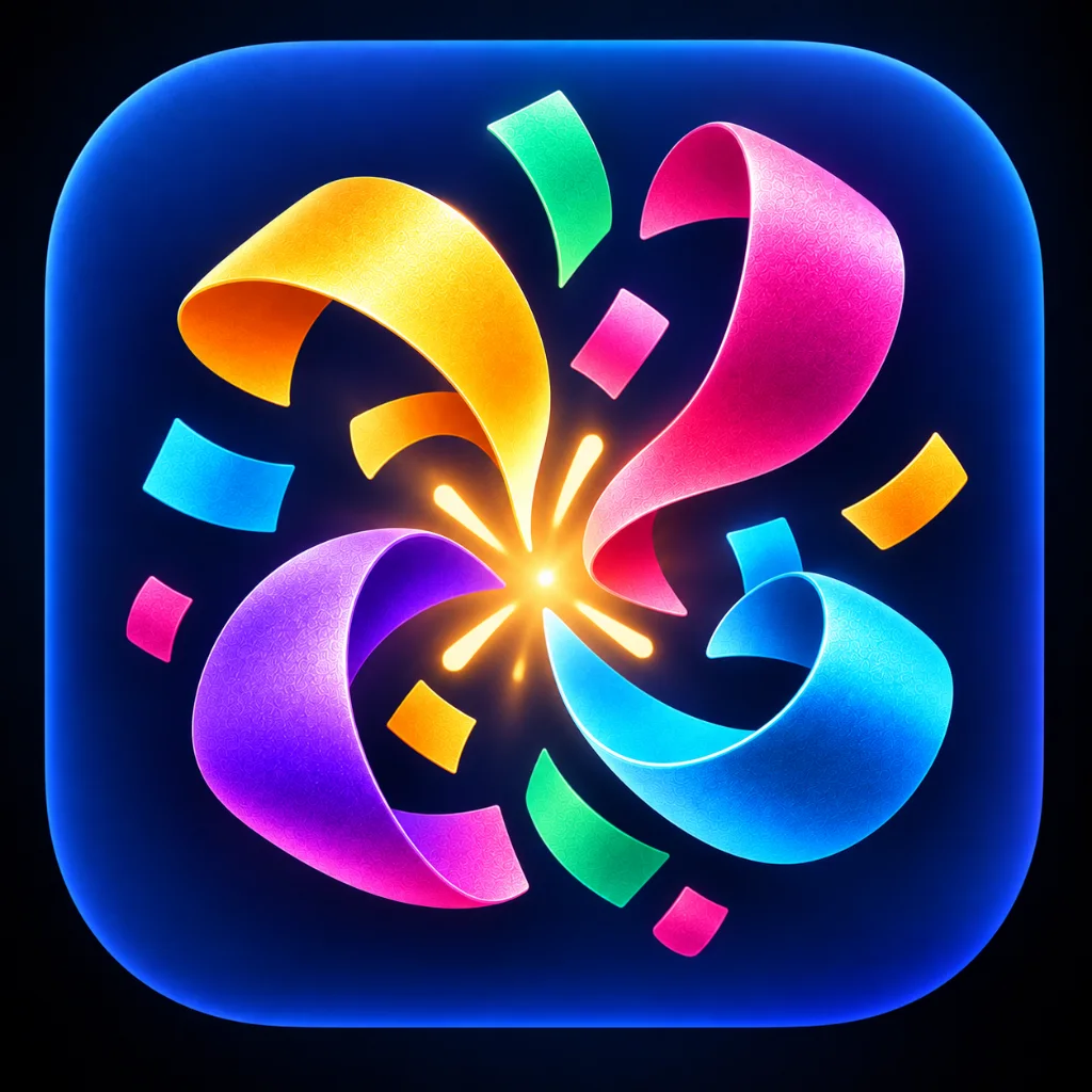 Confetti Touch: Party Popper logo