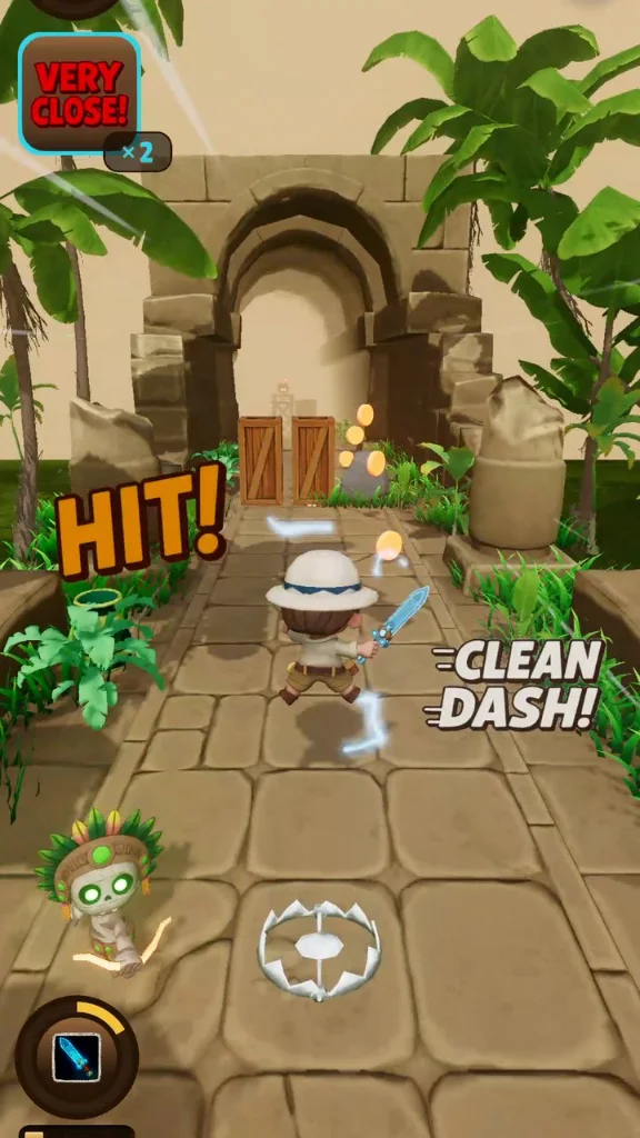 Screenshot 2 for Jungle Jinx: Action Run Game