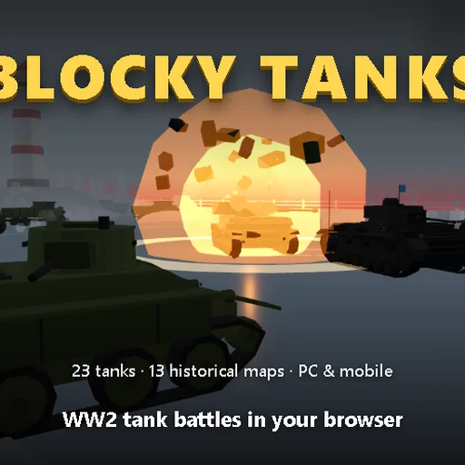 Blocky Tanks logo
