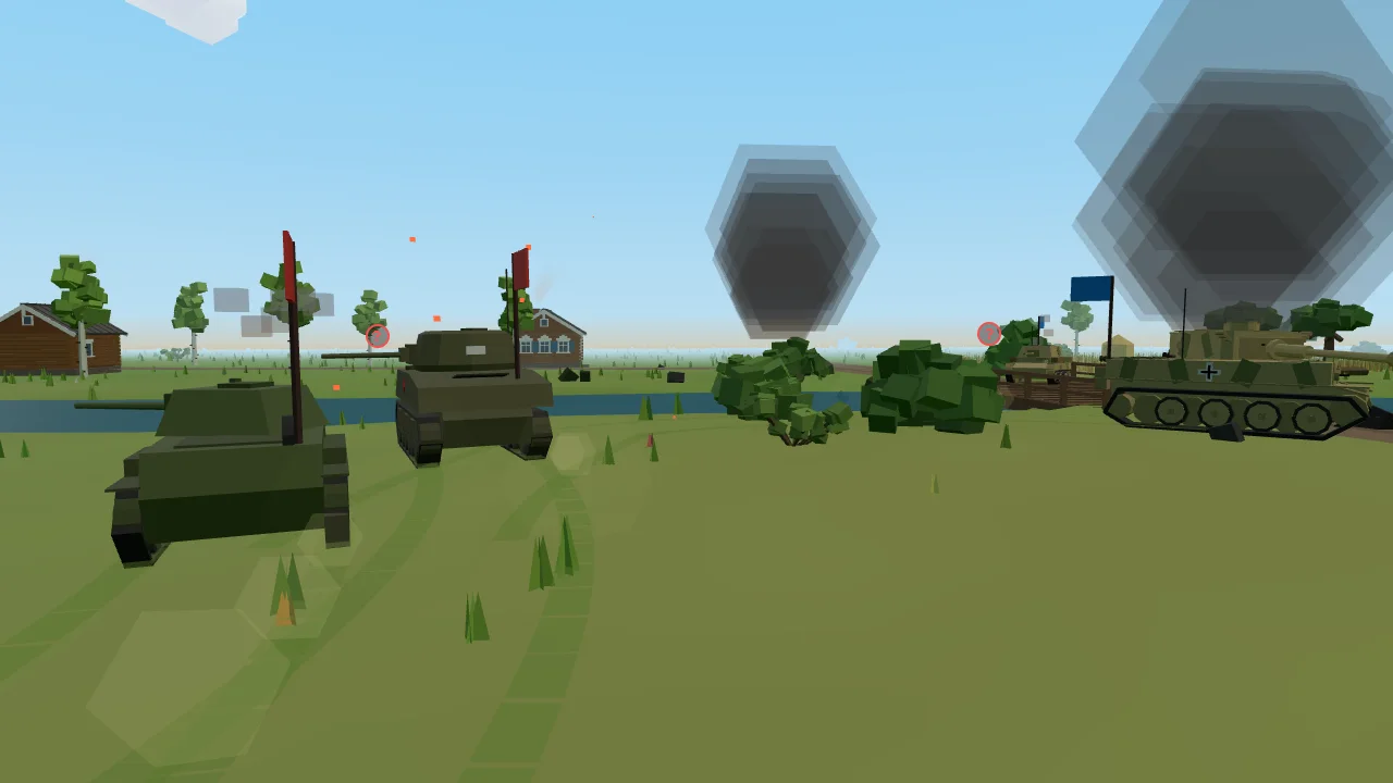 Screenshot 1 for Blocky Tanks