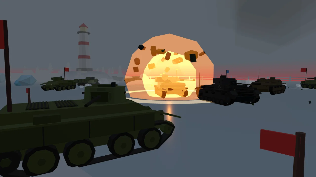 Screenshot 2 for Blocky Tanks