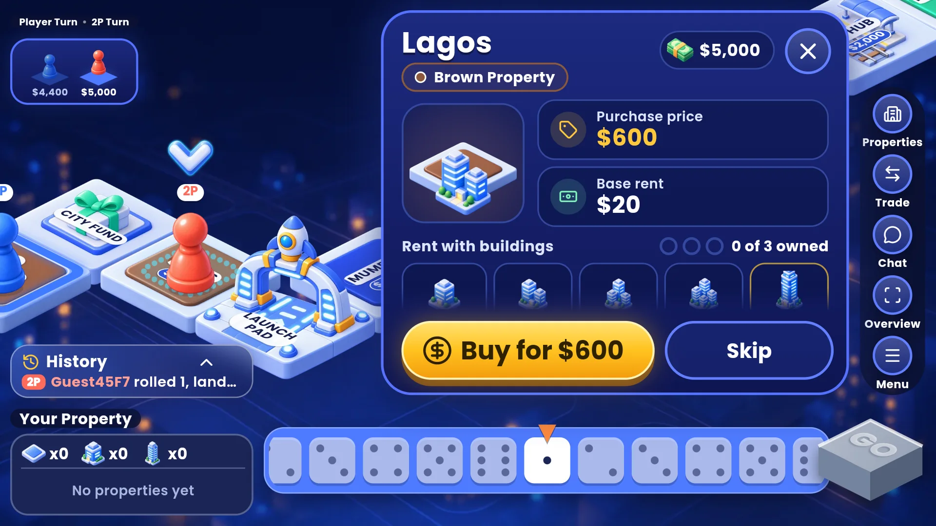 Screenshot 1 for Wealth Wars: Business Board Game