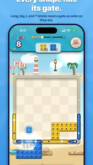 Screenshot 2 for OutBrick: Color Block Puzzle
