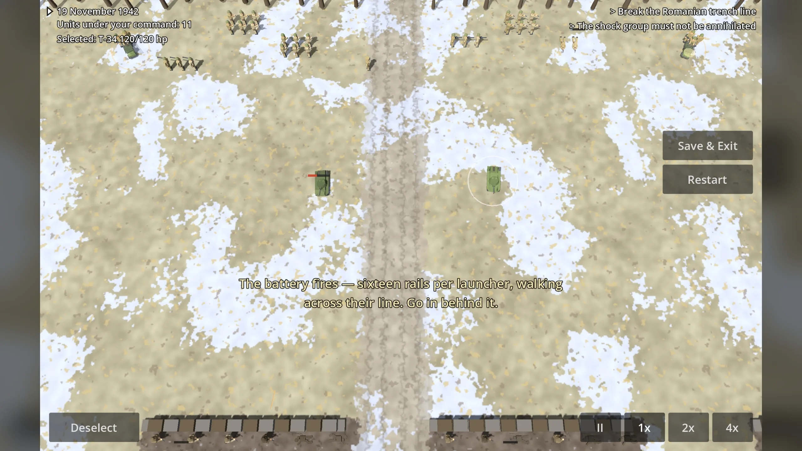 Screenshot 2 for Stalingrad: WW2 Tactics