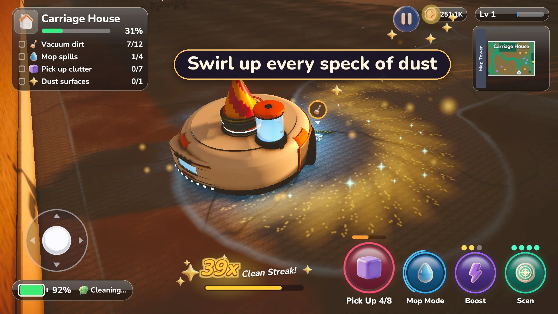 Screenshot 2 for TIDYBOLT: Robot Vacuum Cleaner
