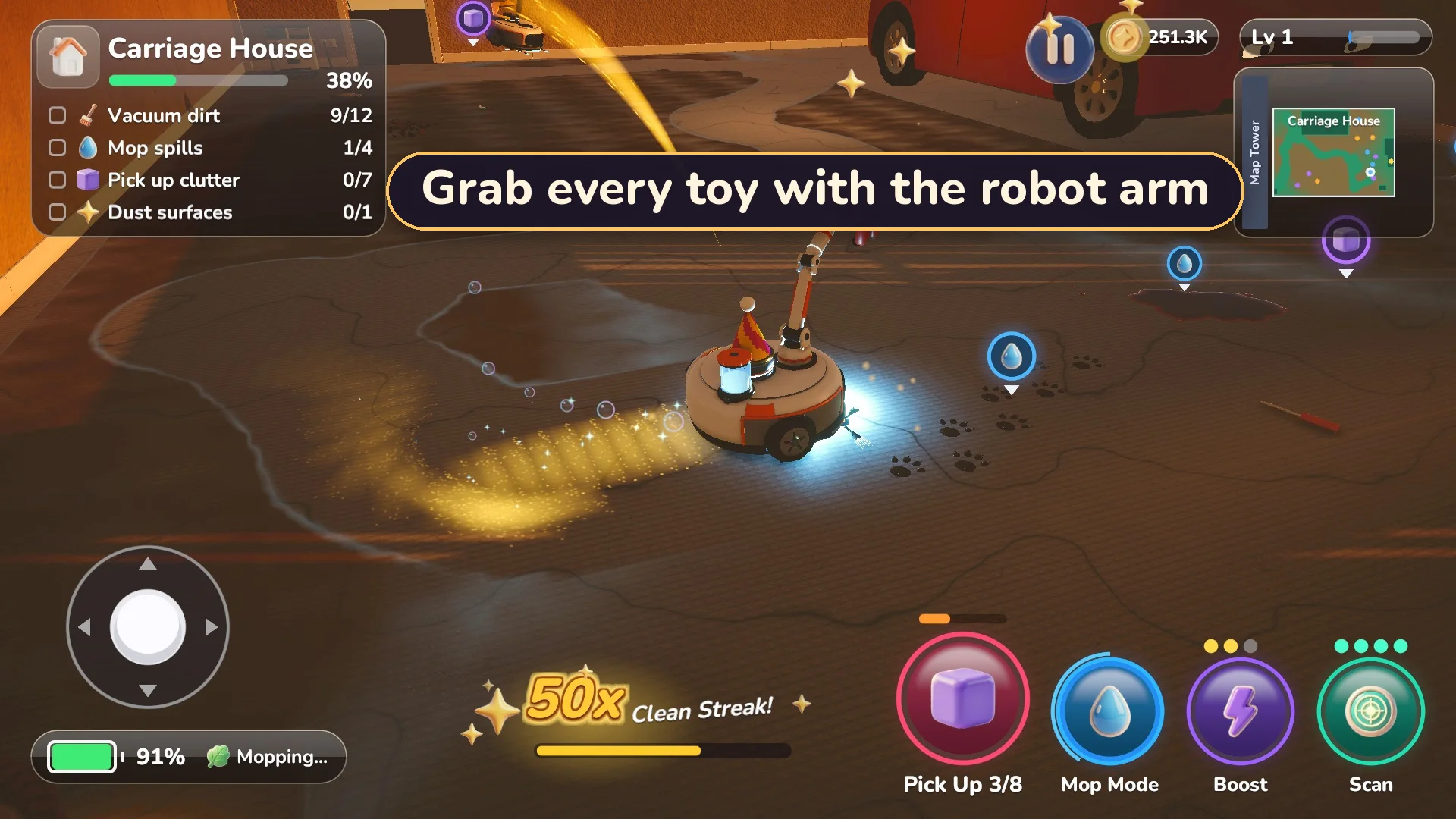 Screenshot 3 for TIDYBOLT: Robot Vacuum Cleaner