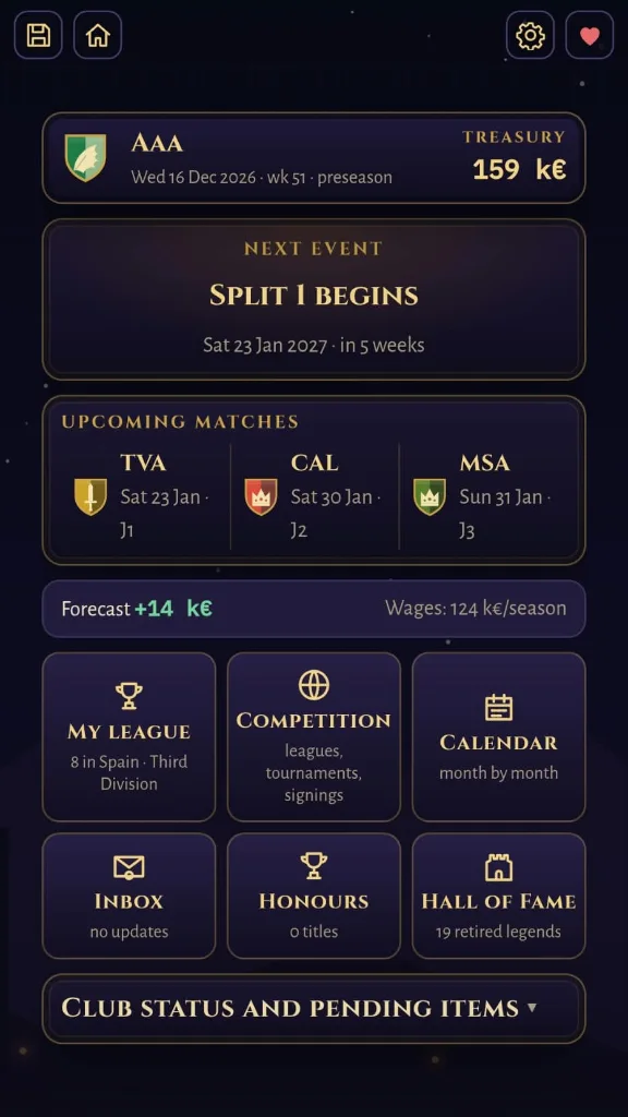Screenshot 3 for Gales Of Gods: Moba Manager