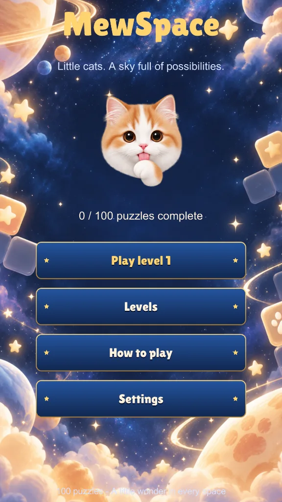 Screenshot 1 for MewSpace: Cat Logic Puzzles