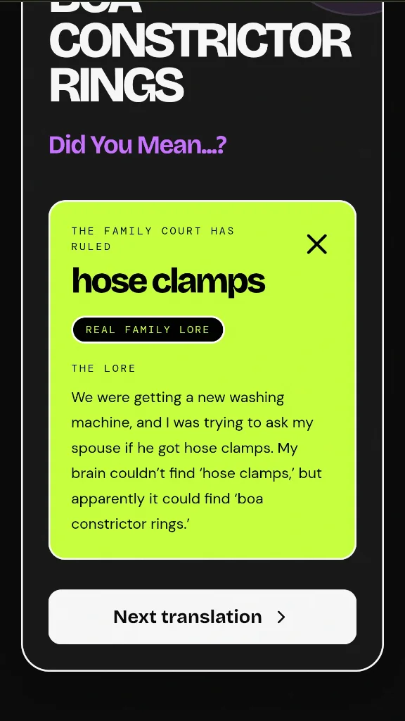 Screenshot 5 for Did You Mean...?