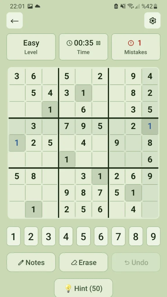 Screenshot 2 for Sudoku League