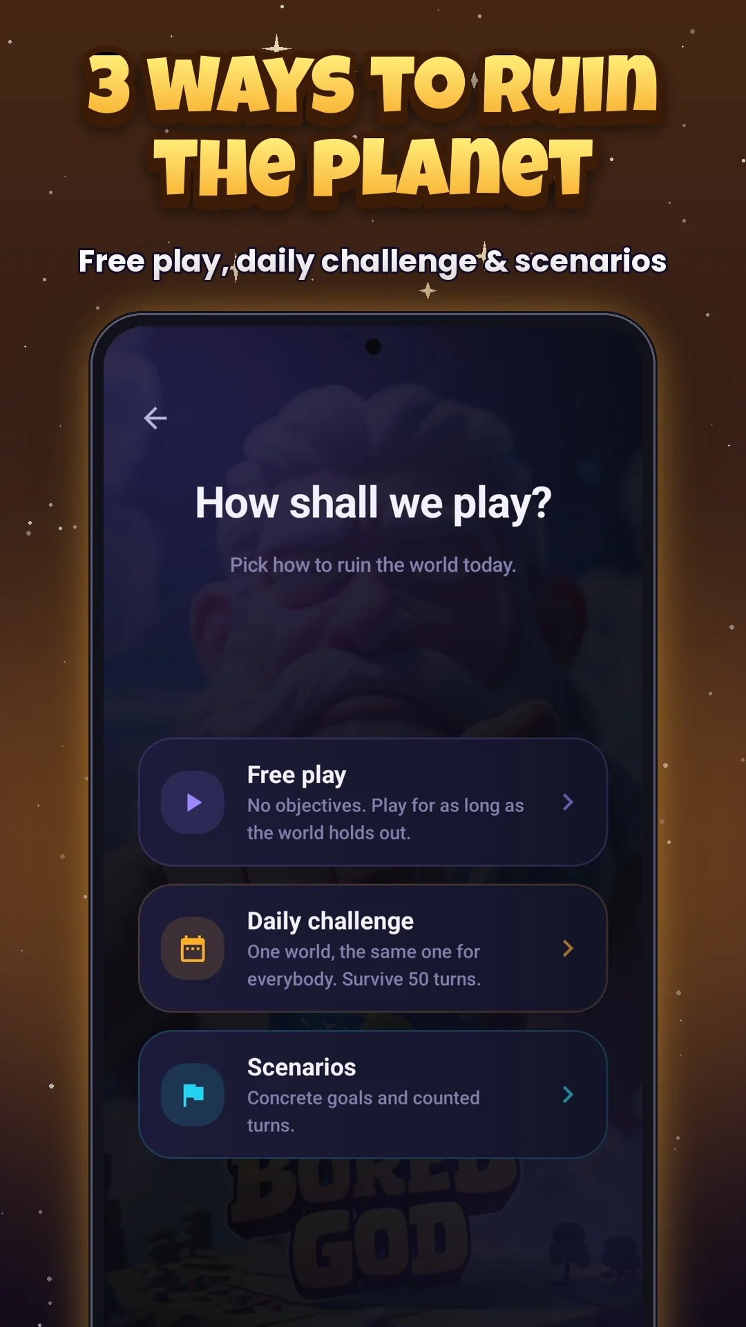 Screenshot 3 for Bored God: God Simulator
