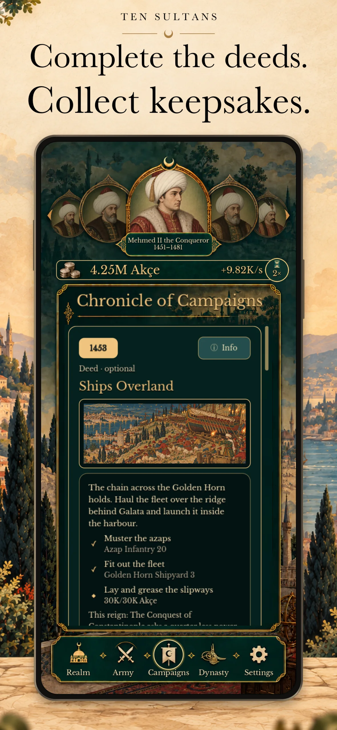 Screenshot 2 for Ten Sultans: Ottoman Chronicle