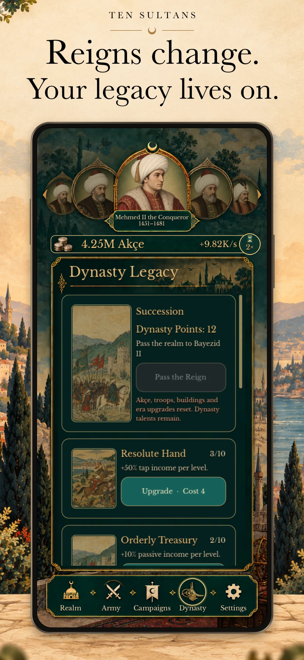 Screenshot 5 for Ten Sultans: Ottoman Chronicle