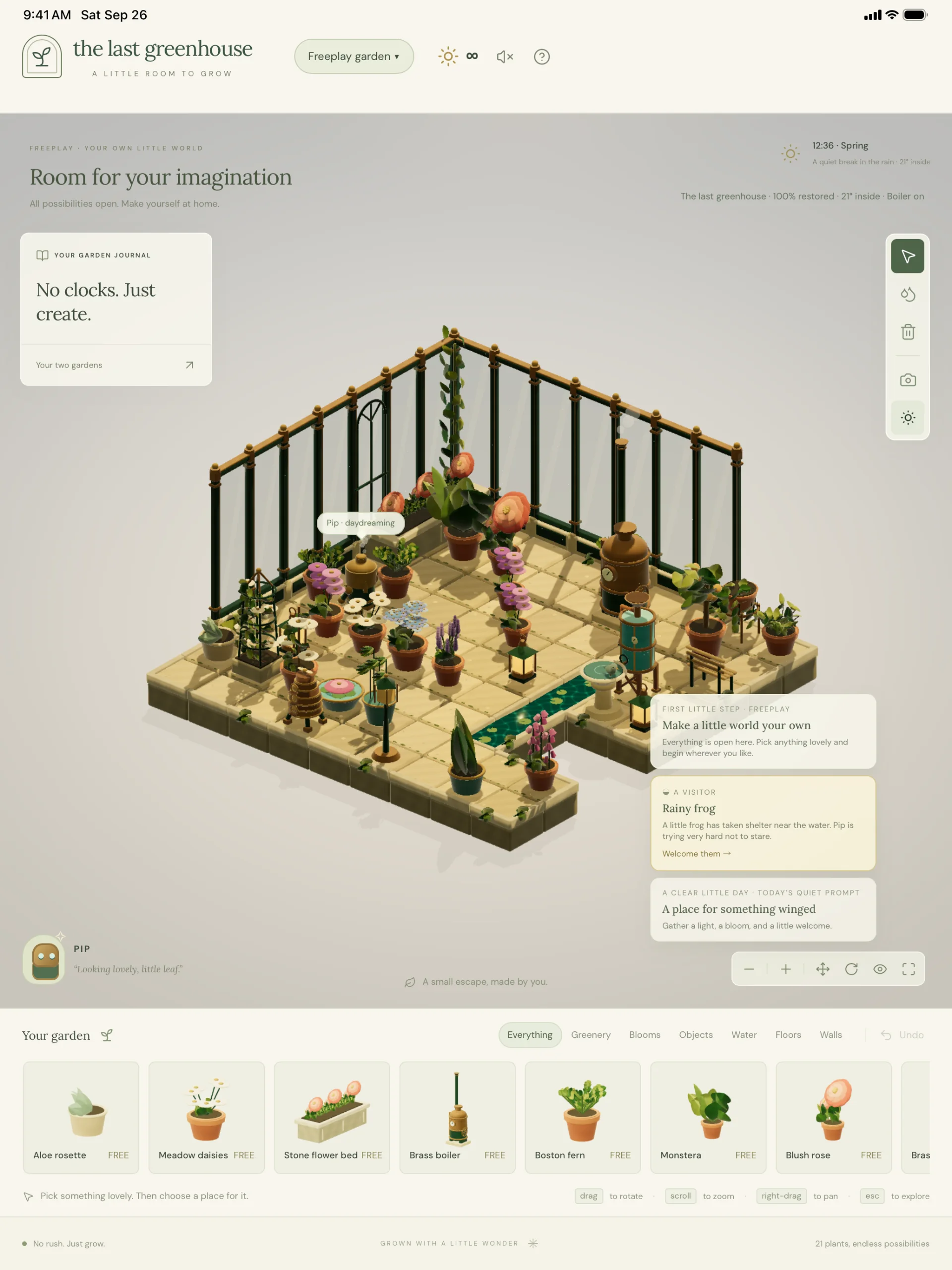 Screenshot 1 for The Last Greenhouse