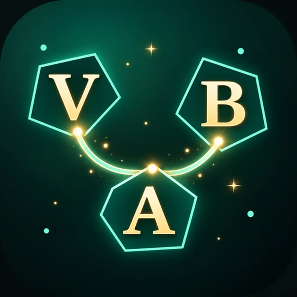 Verbia: Word Constellations logo