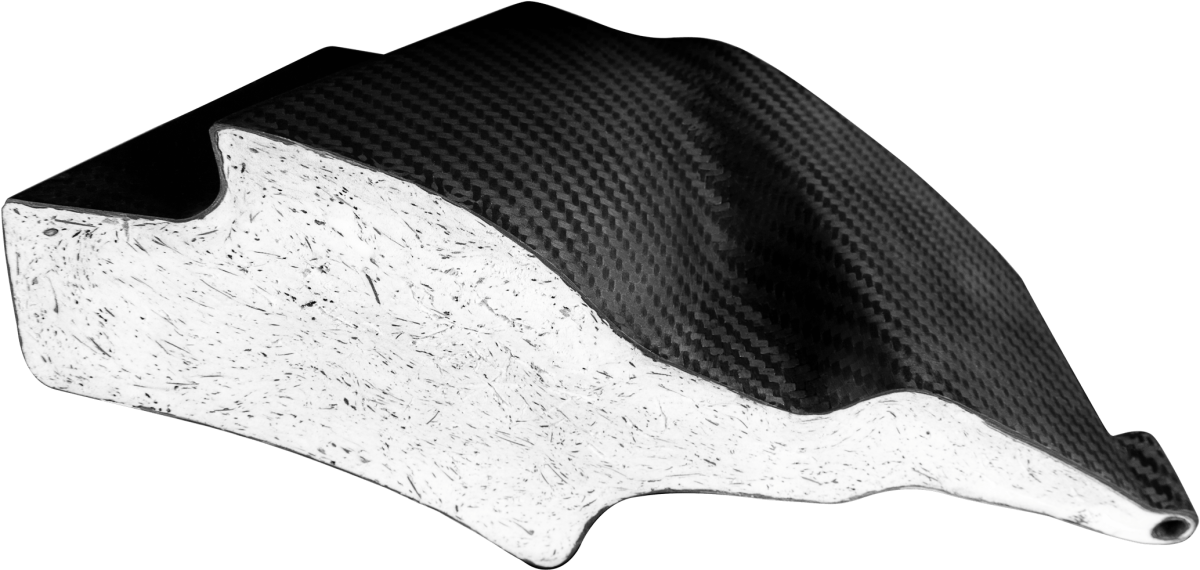 A sliced view of a piece of Ex-Core