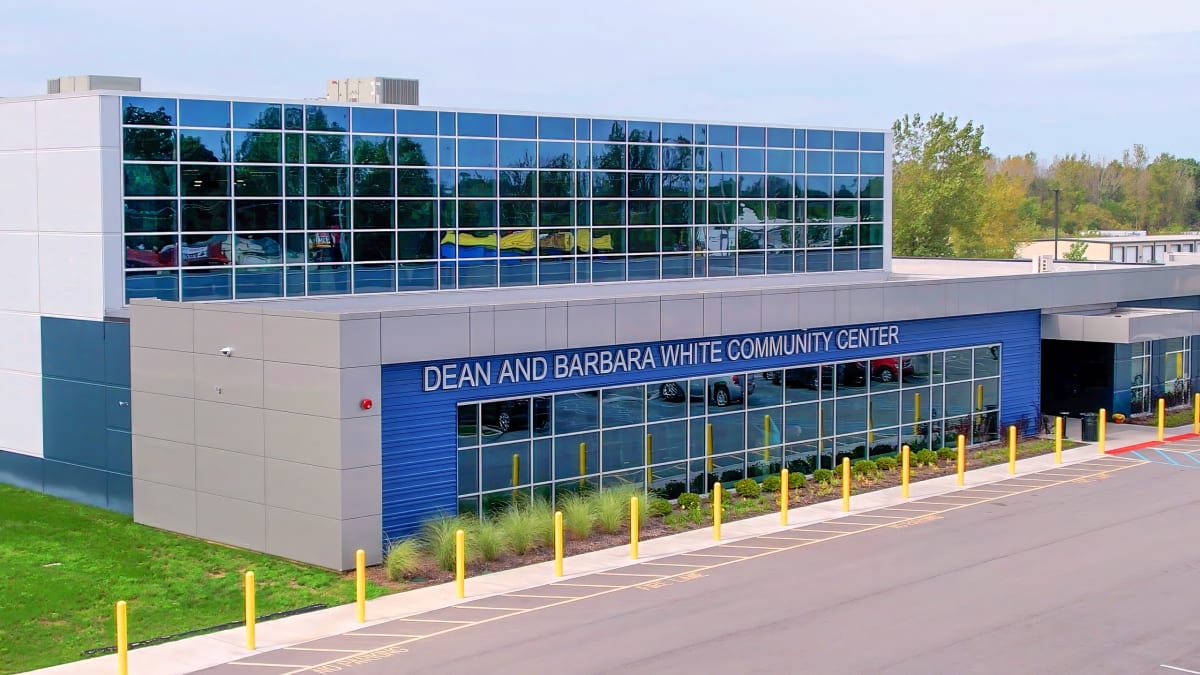 The Dean and Barbara White Community Center near Merrillville, Indiana