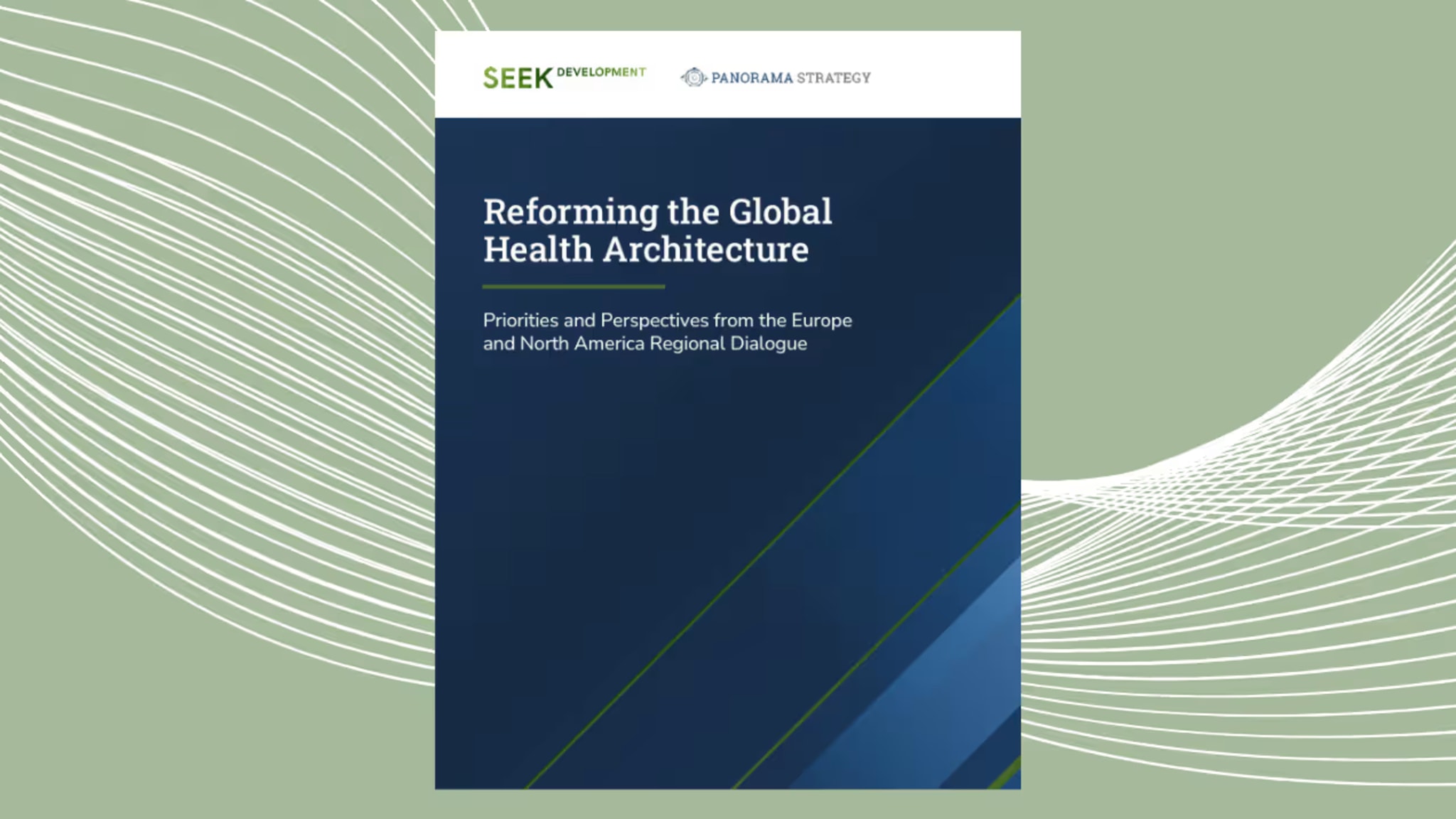 SEEK Development and Panorama Strategy: Priorities and perspectives on reforming the global health architecture