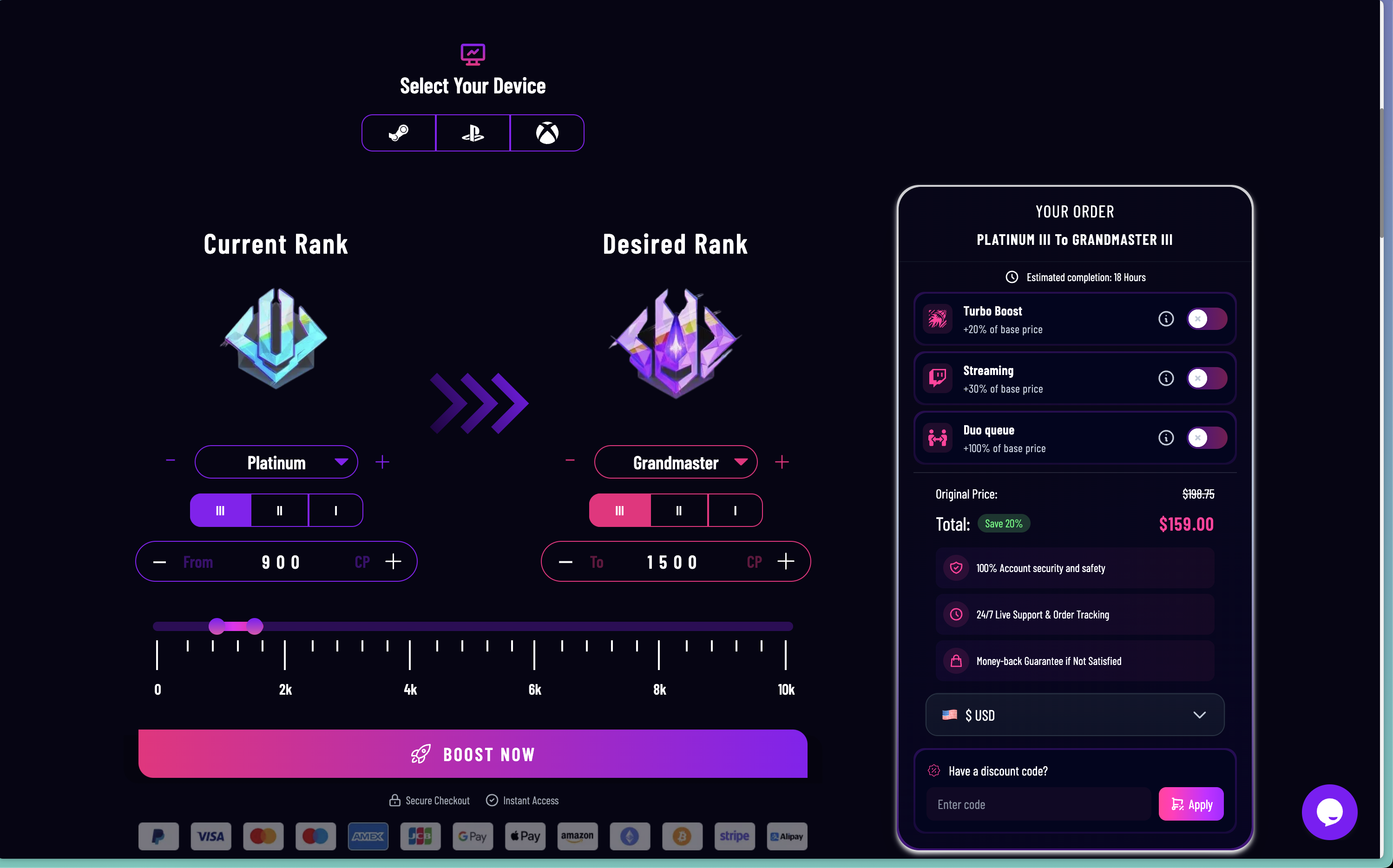 Rank Boosting Page