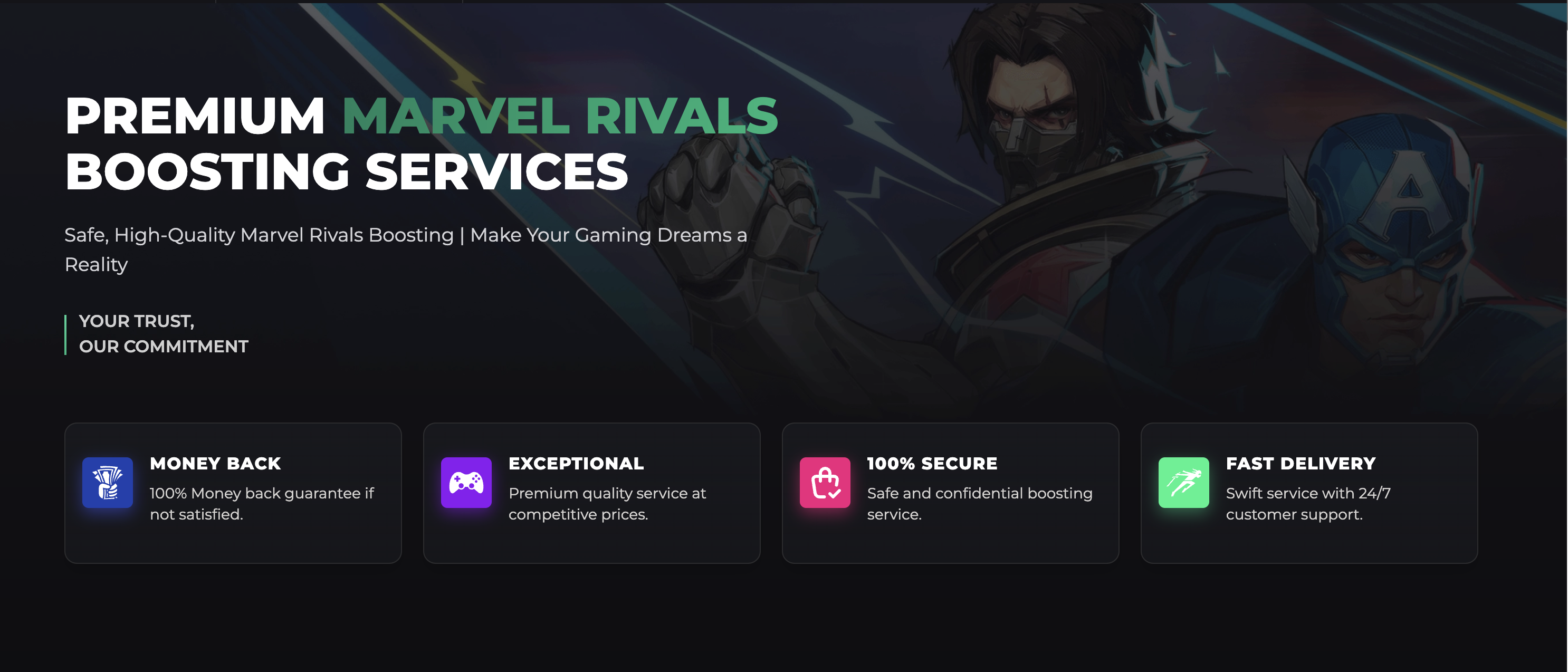 Premium Marvel Rivals Boosting Services
