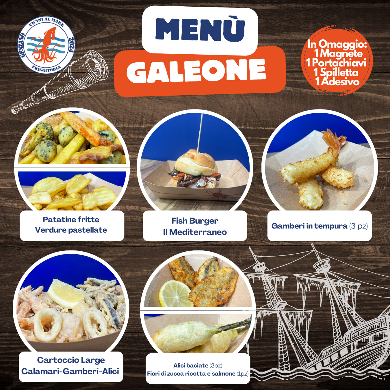 MENU' GALEONE