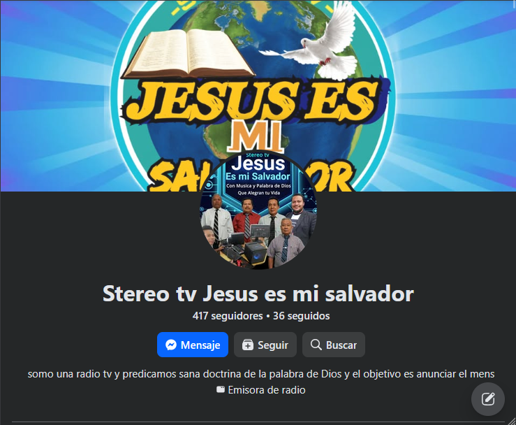Stereo TV Jesús es mi Salvador en Facebook