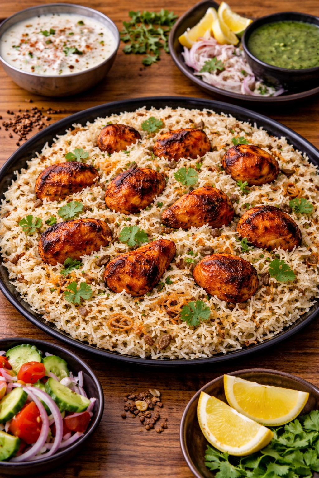 Chicken Tikka Rice (Half)