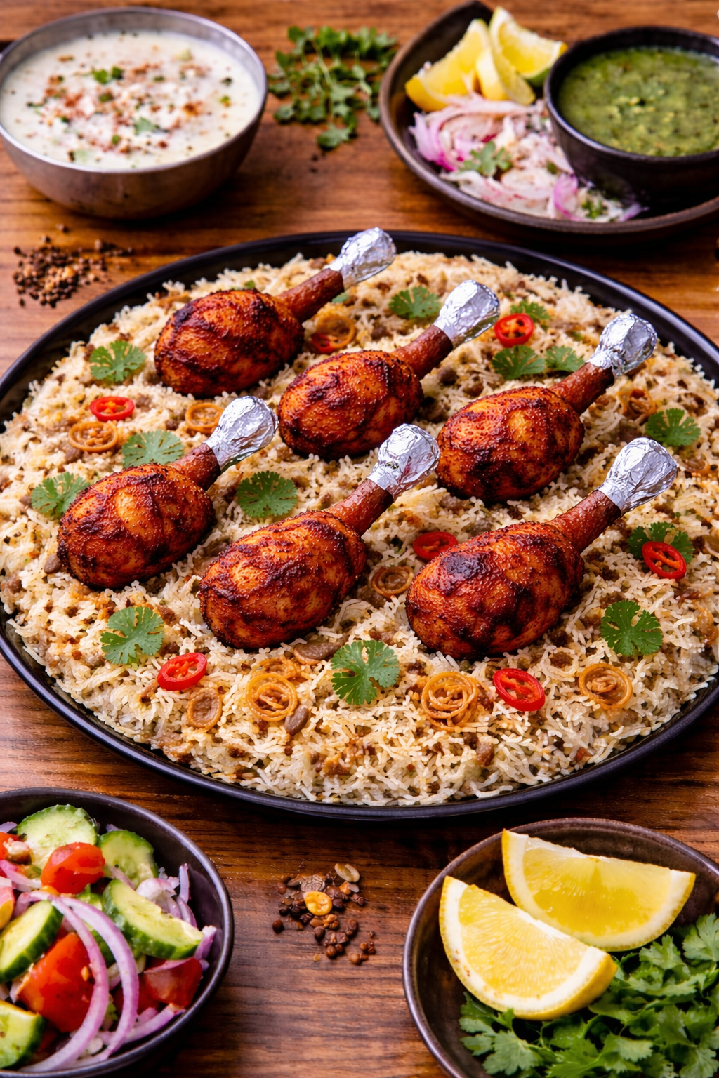 Chicken Lollipop Rice