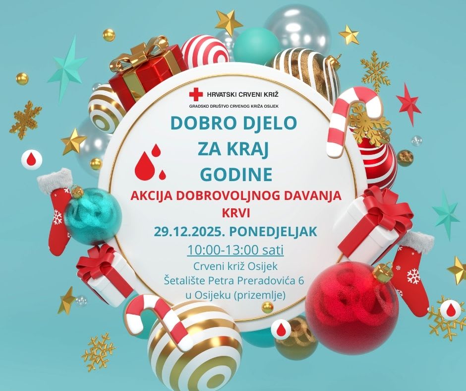 Darivanje krvi u GDCK Osijek