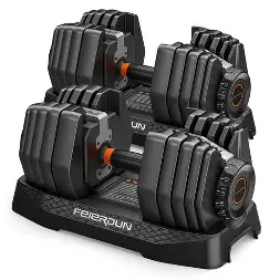 Adjustable Dumbbell Set (5–52.5 lbs)