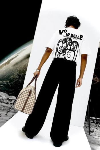 ADVIKEN Premium Vintage Ivory Graphic Oversized T-Shirt