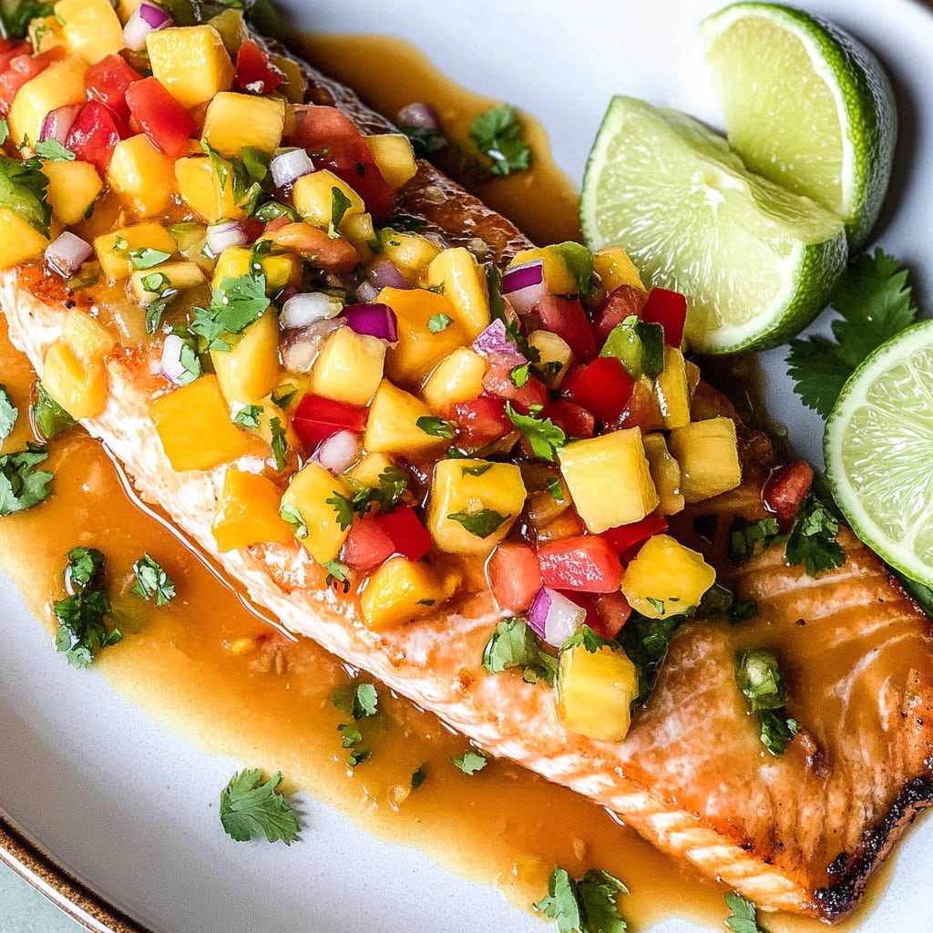 Salmon with Mango Salsa: A Flavorful Summer Delight