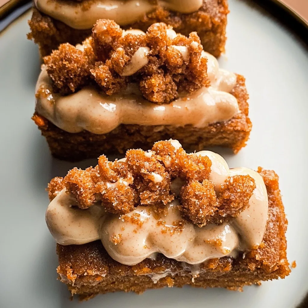Brown Butter Carrot Cake Bars: Cozy and Irresistible Delight